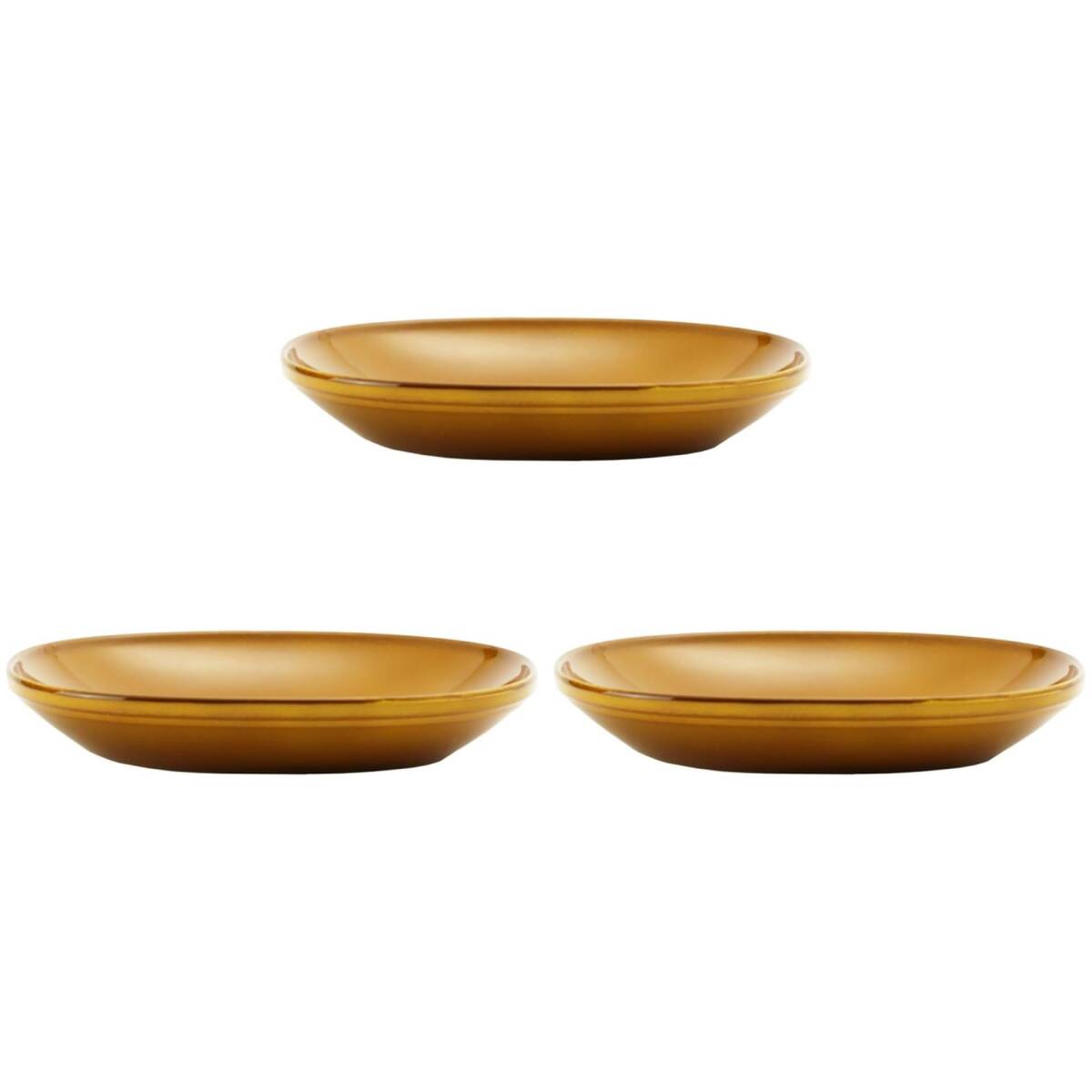 アサヒ興洋 小皿 レトロアンバー 3枚セット カフェ風 食洗機対応 電子レンジ対応 日本製 Solow拍卖