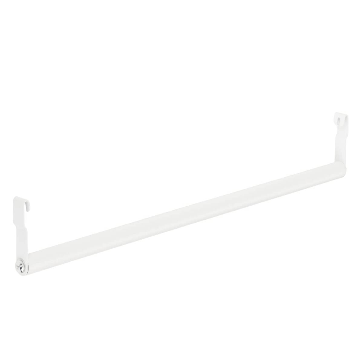ドウシシャ ルミナスラック スチールラックパーツ ハンガーポール 白 幅60cm 耐荷重20kg 収納力アップ 大容量 取付簡単 棚板に引っ掛け拍卖