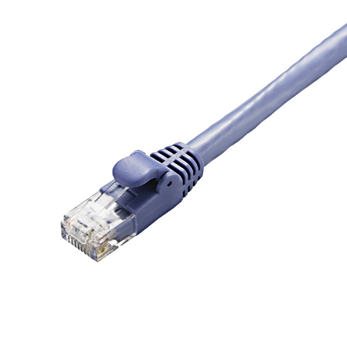 エレコム LANケーブル CAT6A 1m 爪折れ防止コネクタ cat6a対応 スタンダード ブルー LD-GPA/BU1拍卖