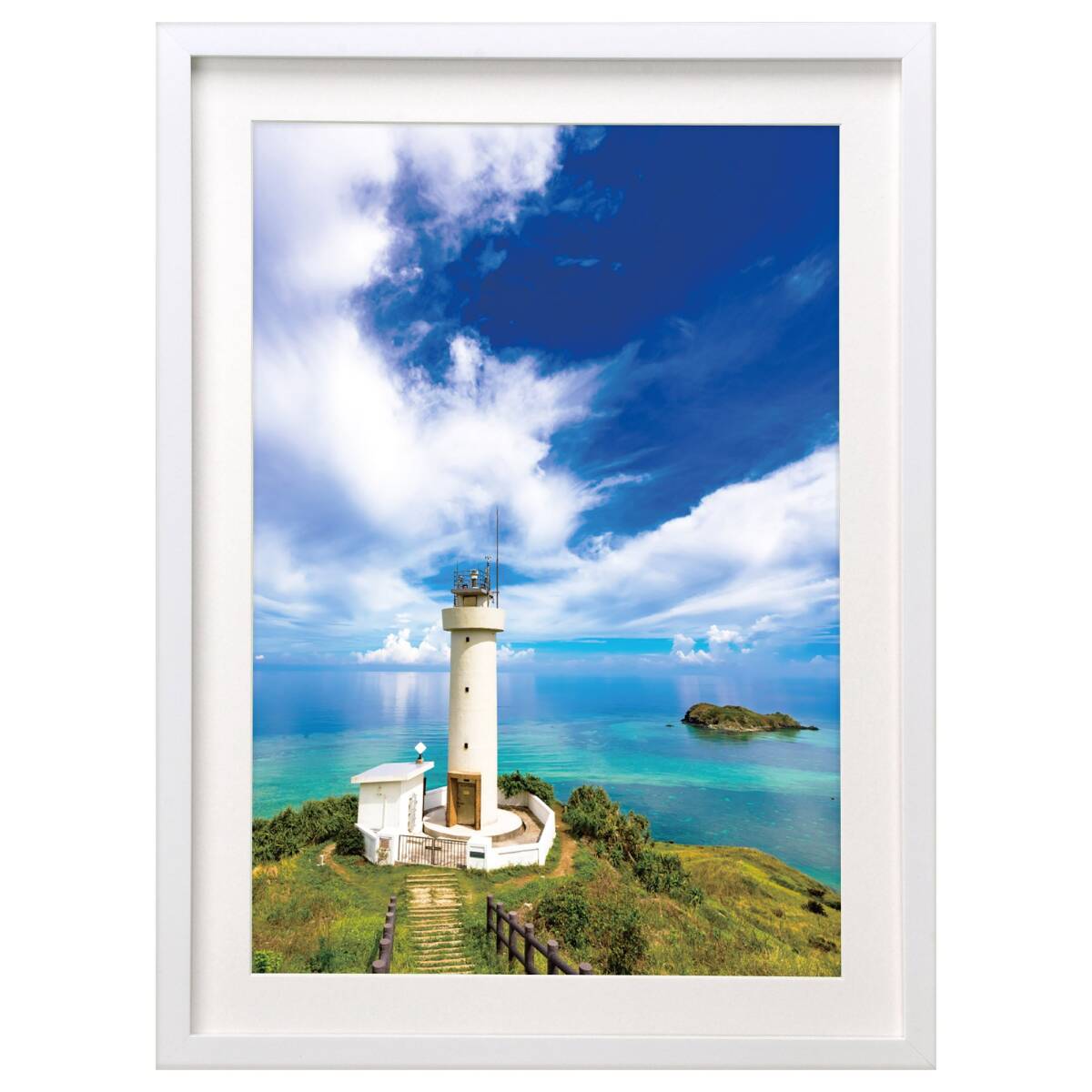 HAKUBA 木製額縁 MM-01 A4 アクリル板 スタンド付 ホワイト FWMM01-WTA4A拍卖