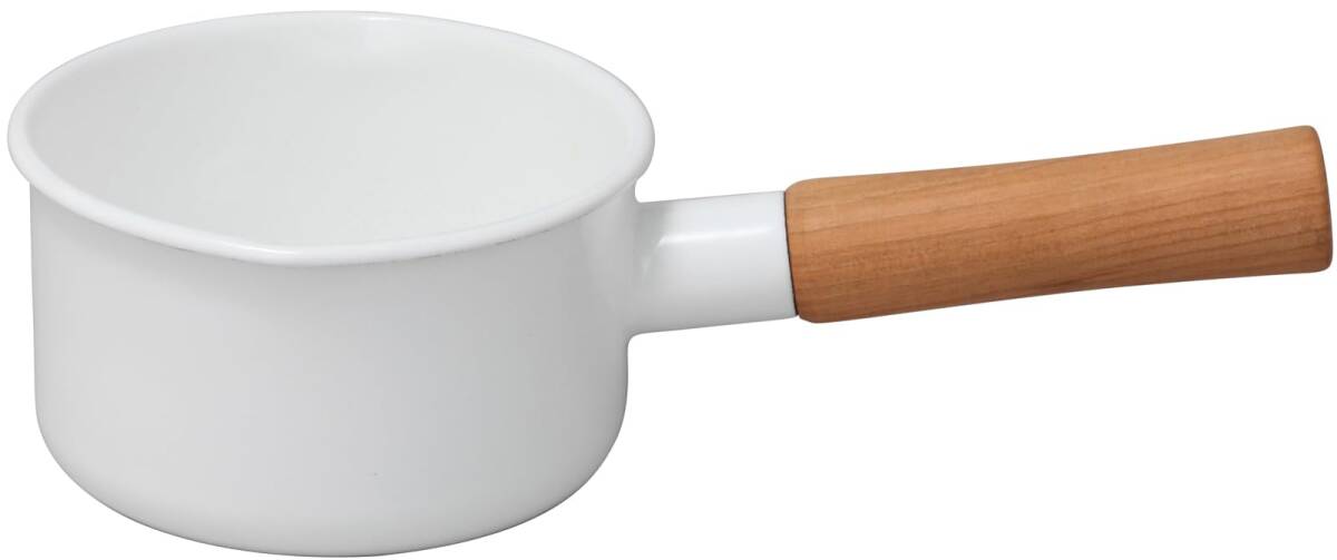 野田琺瑯 クルール ミルクパン 12cm ホワイト 日本製 CL-12MW拍卖