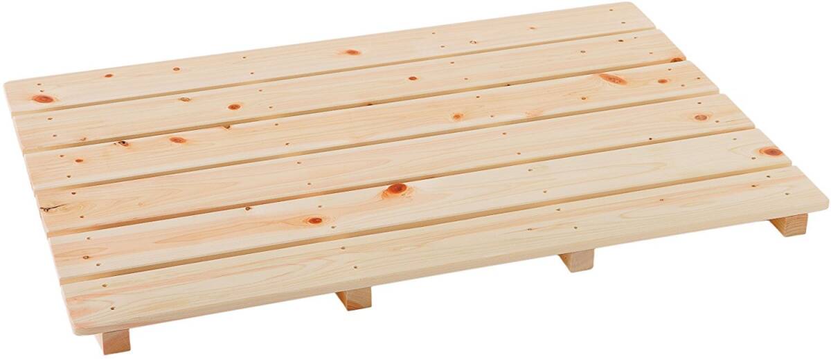 池川木材 すのこ 桧 厚板すのこ 6枚打 約85×56cm 日本製拍卖