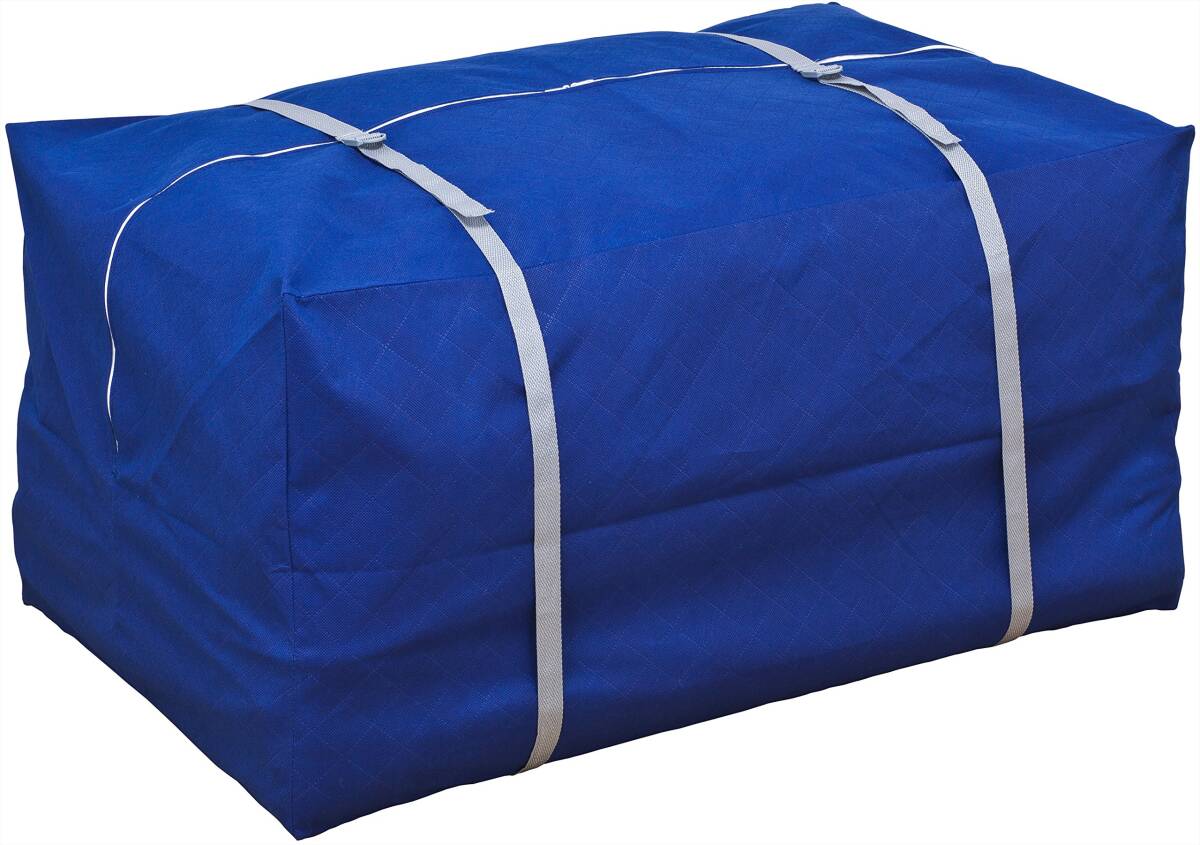 アストロ 布団収納袋 布団一式保管 ブルー 不織布 ベルト・送り状ポケット付 192-02拍卖