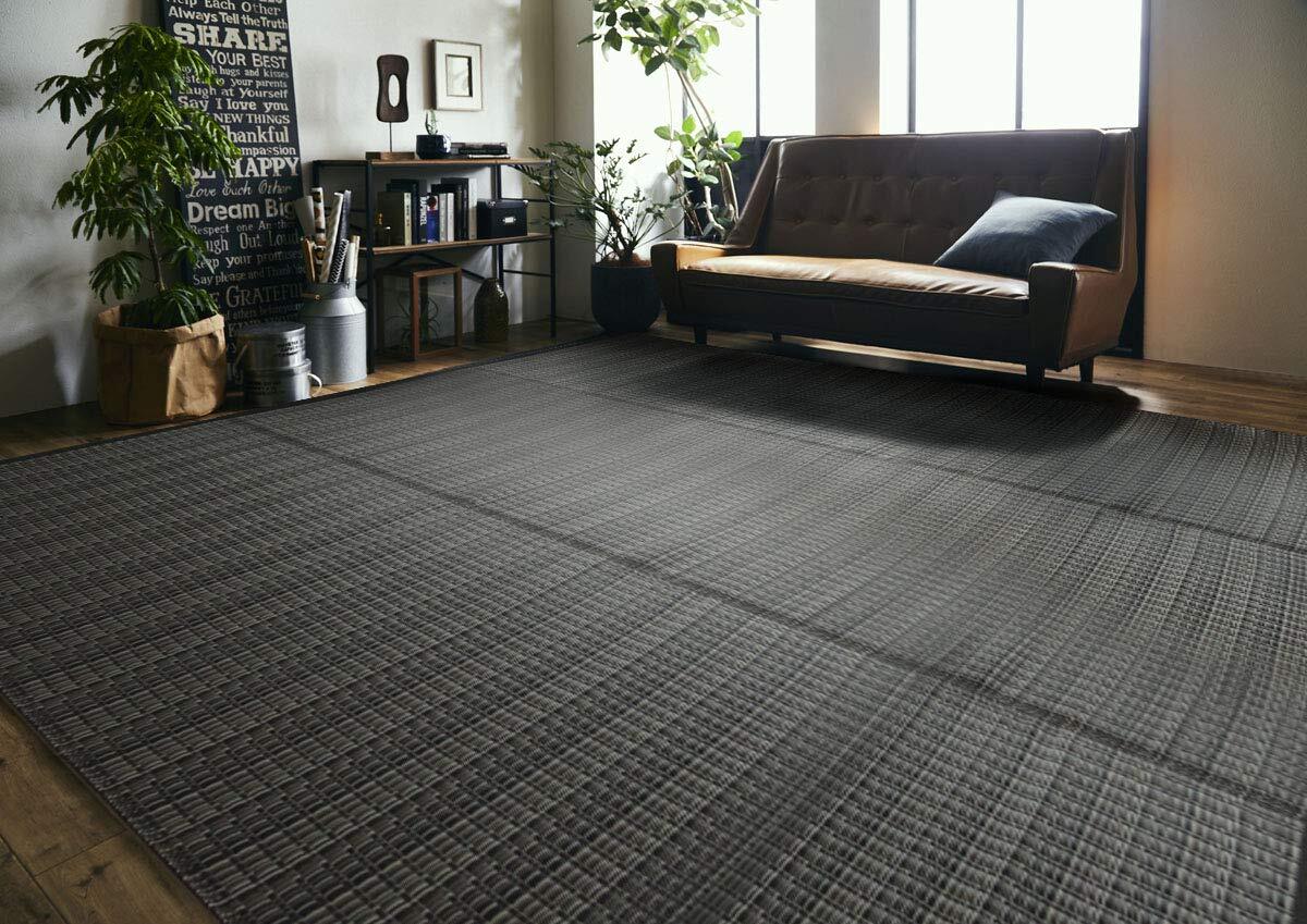 イケヒコ・コーポレーション ラグ カーペット バルカン 団地間2畳 約170×170cm ブラウン 日本製 洗える #2150232拍卖