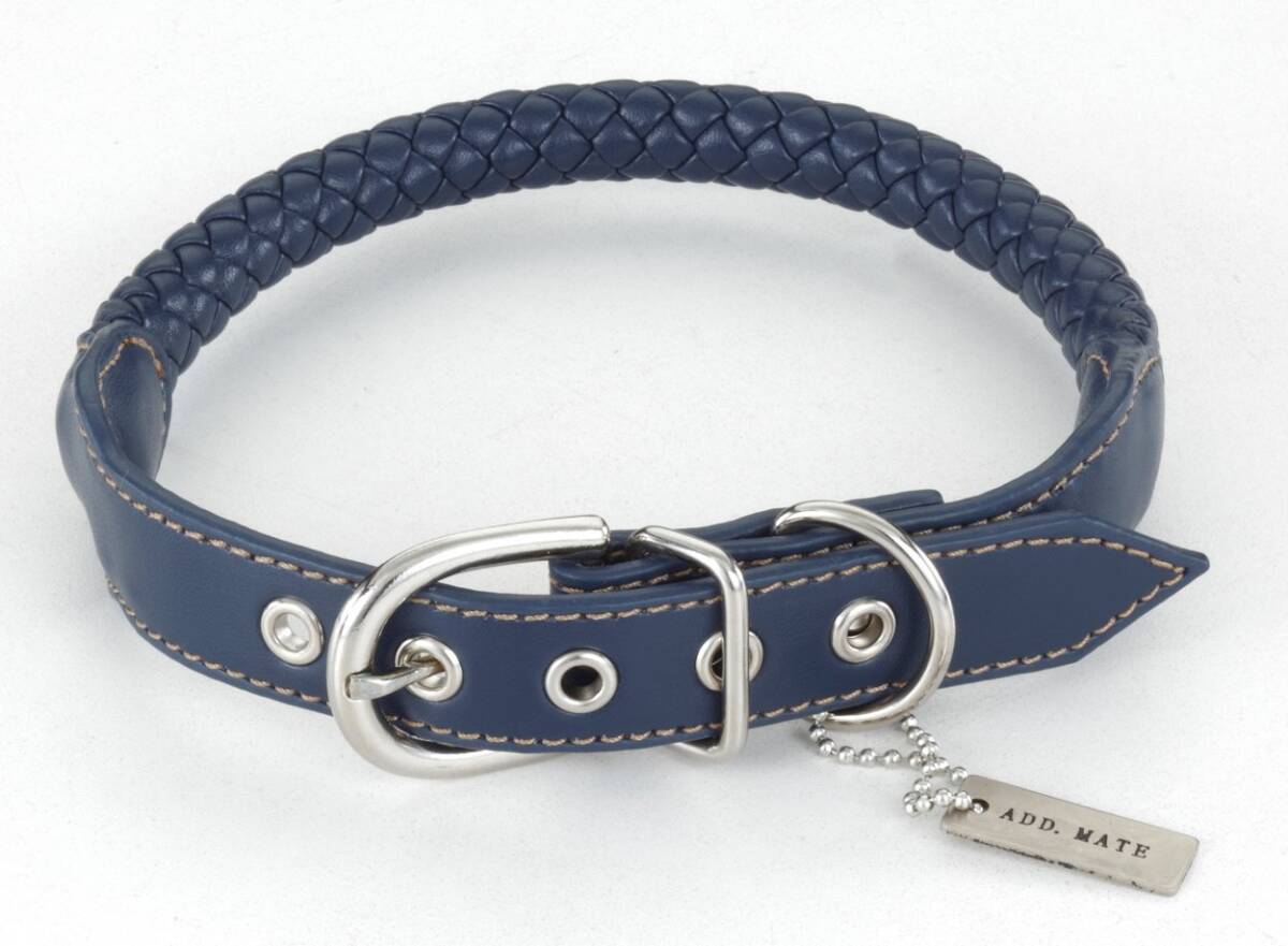 アドメイト 首輪 マニエラカラー ネイビー 超小型犬用 SS サイズ拍卖