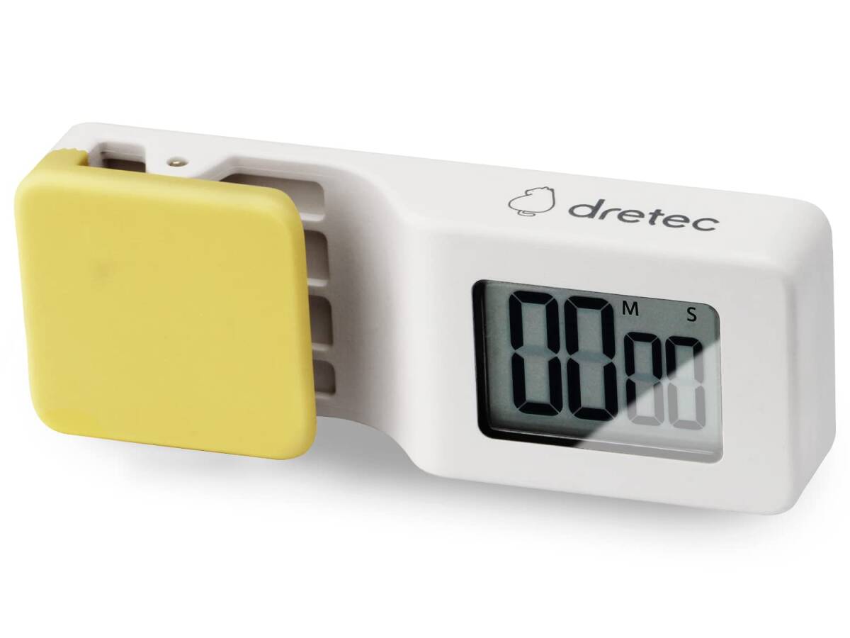 dretec(ドリテック) クリップタイマー 勉強 タイマー 磁石 イエロー拍卖
