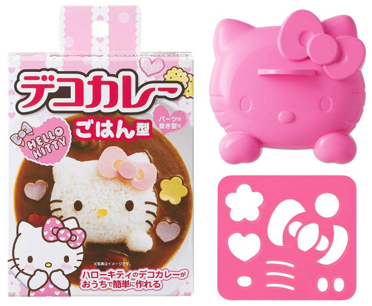 OSK(オーエスケー) 抜き型 デコカレー ハローキティ カレーご飯型 日本製 おしゃれ かわいい 調理器具 キャラクター 子供 プレゼント ギ拍卖