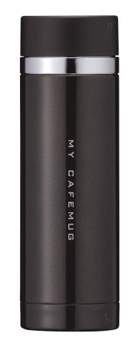 パール金属 水筒 300ml 直飲み ステンレス マグ レザーブラック プレミアムマイカフェスリム ダイレクト H-6934拍卖