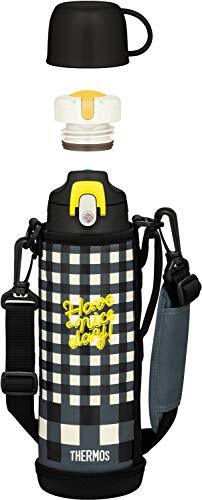 サーモス 水筒 真空断熱2ウェイボトル 1.0L/1.03L ブラックチェック FJJ-1000WF BKC拍卖