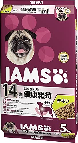 アイムス (IAMS) ドッグフード 14歳以上用 いつまでも健康維持 小粒 チキン シニア犬用 5kg拍卖