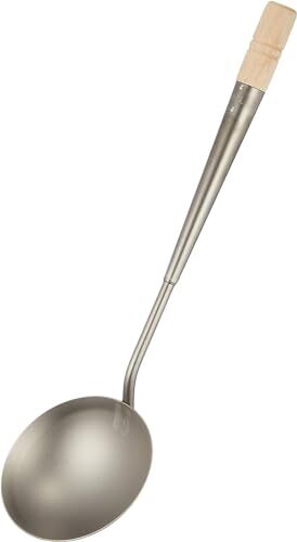 リバーライト 中華 お玉 鉄製 レギュラー 46cm シルバー拍卖