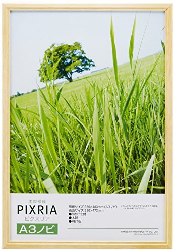 HAKUBA 額縁 木製 額 ピクスリア A3ノビ サイズ ナチュラル A3ノビ 1面 木製 FWPX-NTA3N拍卖