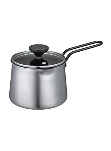 シービージャパン 片手鍋 1.2L IH対応 ふっ素コーティング 二層鋼 多用途ミルクパン copan シルバー拍卖