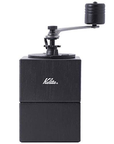 カリタ Kalita コーヒーミル 木製 手挽き 手動 ブラック キュービックミル #42165 アンティーク コーヒーグラインダー 小型 アウ拍卖