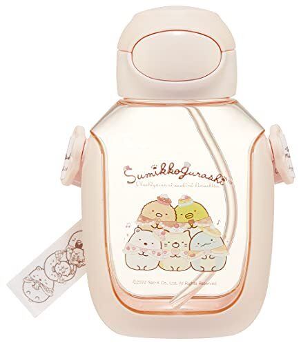 スケーター 水筒 ストロー付き 530ml すみっコぐらし おかし屋さん ストロー水筒 ワンプッシュ 子供用 女の子 PDSH6DX-A拍卖
