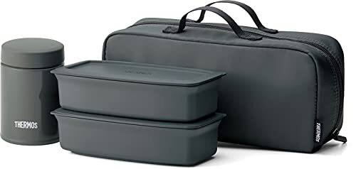 サーモス 真空断熱スープランチセット ダークグレー JEA-1000 DGY拍卖