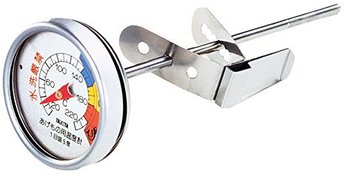 タニタ 温度計 アナログ 揚げ物 5495B D4.3xW14.5xH4.3cm拍卖