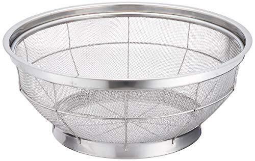 遠藤商事 ざる 業務用 浅型 NEWマンモス 33cm ステンレス 中国製 AZL4333 シルバー拍卖