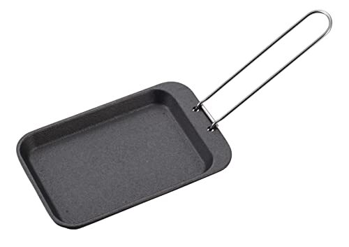 キャプテンスタッグ(CAPTAIN STAG) 鉄板 プレート 鋳物 コンパクトプレート Lサイズ シーズニング不要 ハンドル付き UM-240拍卖