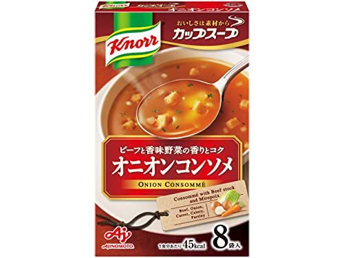 味の素 クノール カップスープ オニオンコンソメ 8袋入 ×6個拍卖