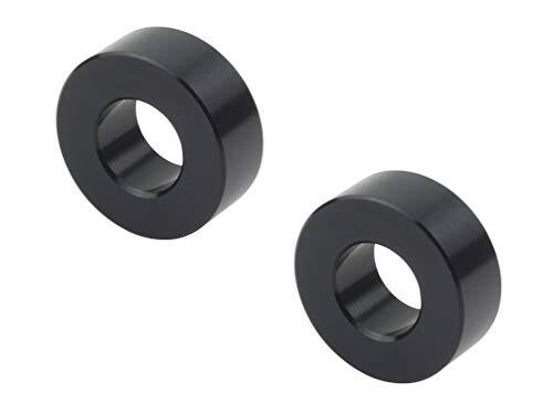 ポッシュ(POSH) バイク用品 アルミユニバーサルカラー ブラック (内径10mmX外径21.6mmX厚さ8mm) 2個入り 100810-0拍卖