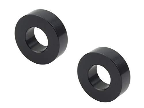 ポッシュ(POSH) バイク用品 アルミユニバーサルカラー ブラック (内径12mmX外径25.6mmX厚さ8mm) 2個入り 100812-0拍卖