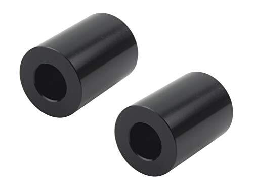 ポッシュ(POSH) バイク用品 アルミユニバーサルカラー ブラック (内径10mmX外径21.6mmX厚さ30mm) 2個入り 123010-拍卖