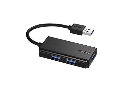 BUFFALO USB3.0 バスパワー 3ポートハブ ブラック コンパクトモデル BSH3U105U3BK 【Windows/Mac対応】拍卖