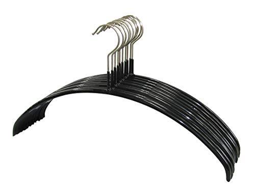 マワ すべり落ちない ハンガー 人体ハンガー ドイツ製 10本組 ブラック 116065拍卖