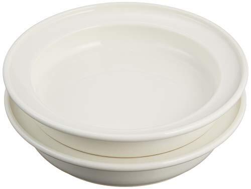 山加商店 ユニバーサル食器 森正洋デザイン すくいやすい 食器セット (2枚セット) 直径約14cm ディープ プレート 取皿 ホワイト 電子レ拍卖