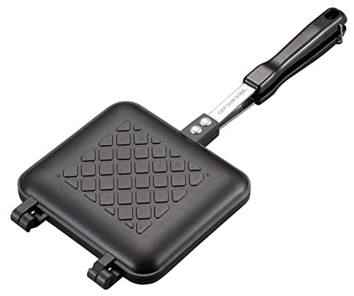 キャプテンスタッグ(CAPTAIN STAG) ホットサンドメーカー ホットサンドトースター フラット キャストアルミ ふっ素樹脂加工 直火 U拍卖