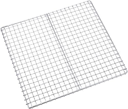遠藤商事 TKG 焼き網 間口(mm)×奥行(mm)390×360 熱に強い鉄にクロームメッキ 線の直径φ2.5mmで太く耐久性 網目13mm拍卖