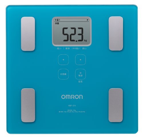オムロン 体重・体組成計 カラダスキャン ブルー HBF-214-B拍卖