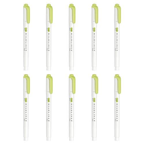 ゼブラ 蛍光ペン マイルドライナー マイルドシトラスグリーン 10本 B-WKT7-MCG拍卖