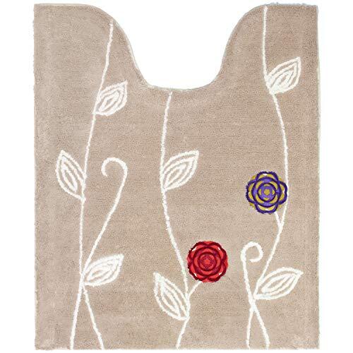 オカ ロング トイレマット エトフ ベージュ 約75×63cm拍卖