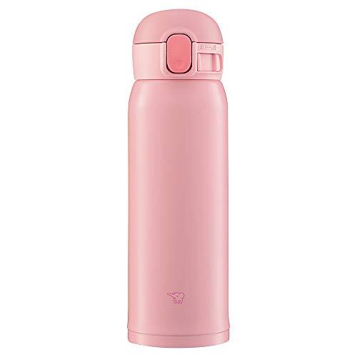 象印 (ZOJIRUSHI) 水筒 ワンタッチ ステンレスマグ シームレス 0.48L ピーチピンク SM-WA48-PA拍卖