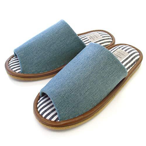 BAAA9003BLオクムラ スリッパ BIGスリッパデニム ブルー 3L拍卖