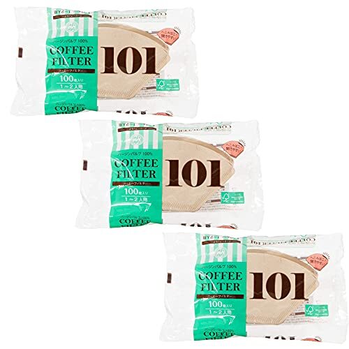ストリックスデザイン コーヒー フィルター 101 100枚 ×3個セット ブラウン 1~2杯用 日本製 開きやすい ペーパーフィルター パルプ拍卖