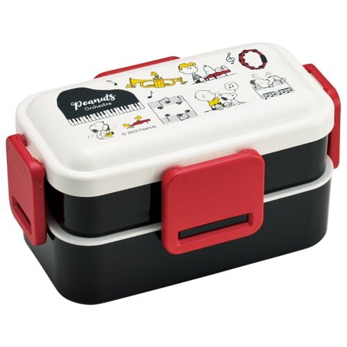 スケーター(Skater) 弁当箱 スヌーピー オーケストラ 600ml 抗菌 ふんわり盛れる ドーム型フタ 2段 女性用 日本製 PFLW4A拍卖