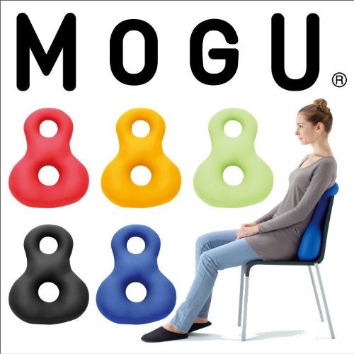 MOGU(モグ) ビーズクッション オレンジ バックサポーターエイト (全長約45cm)拍卖