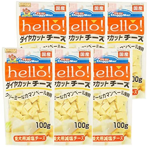 ドギーマン 犬用おやつ hello! ダイヤカットチーズ チーズ 100グラム (x 6) (まとめ買い)拍卖