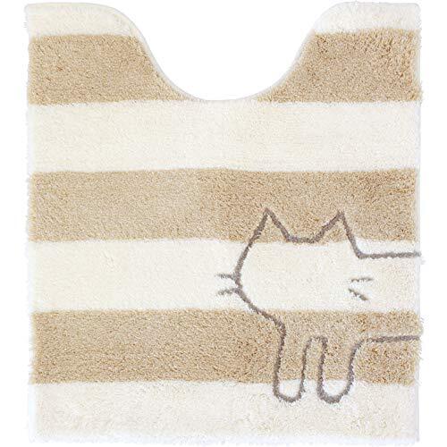 オカ(OKA) うちねこ ロングサイズ トイレマット 約75×63cm (ホワイト)拍卖