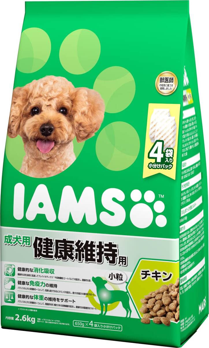 アイムス (IAMS) ドッグフード アイムス 成犬用 健康維持用 小粒 チキン 1個 (x 1)拍卖