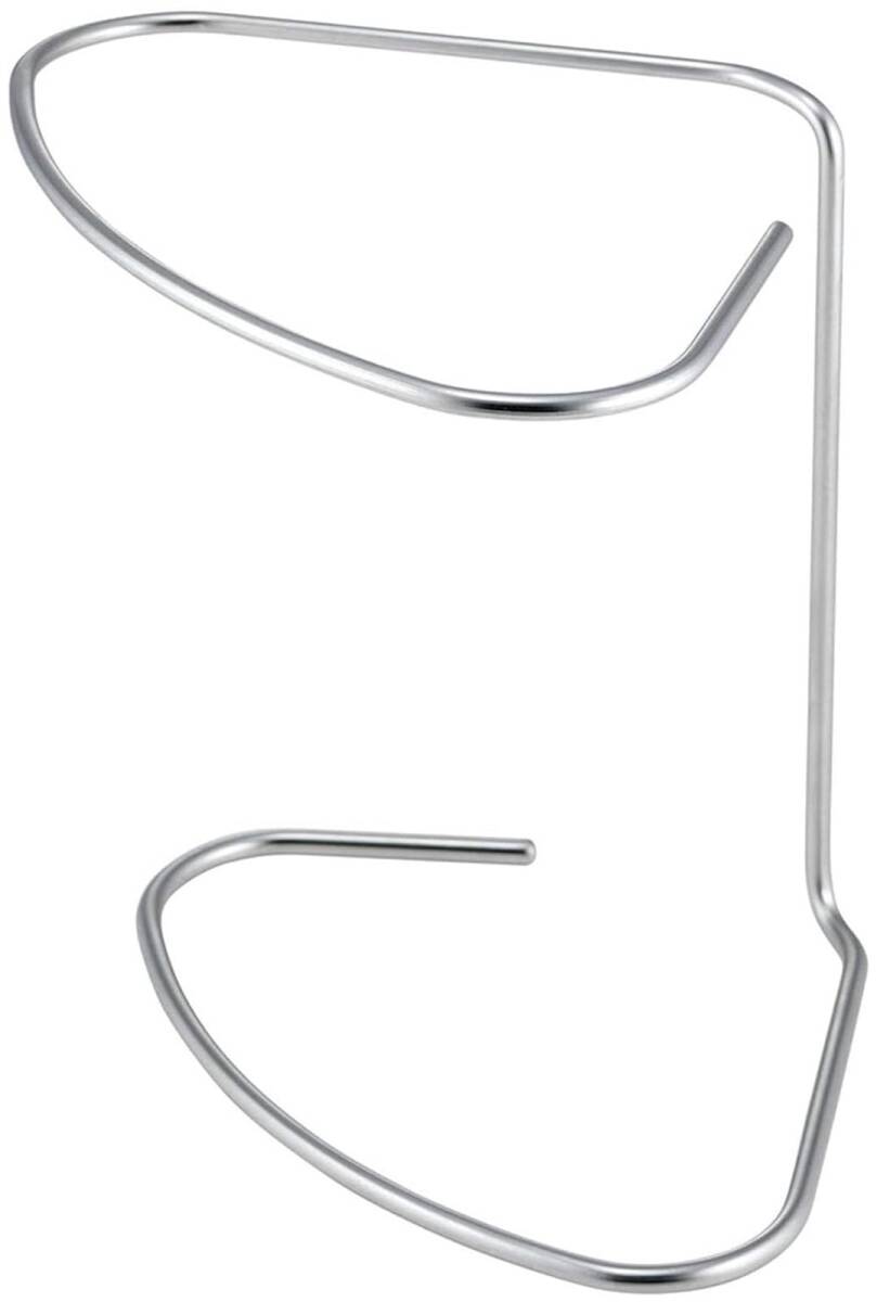 下村企販 ごみ箱 生ごみスタンド ポリ袋ホルダー 【日本製】 ステンレス 三角コーナー お手入れ簡単 シンプル 扇型 40047 燕三条拍卖