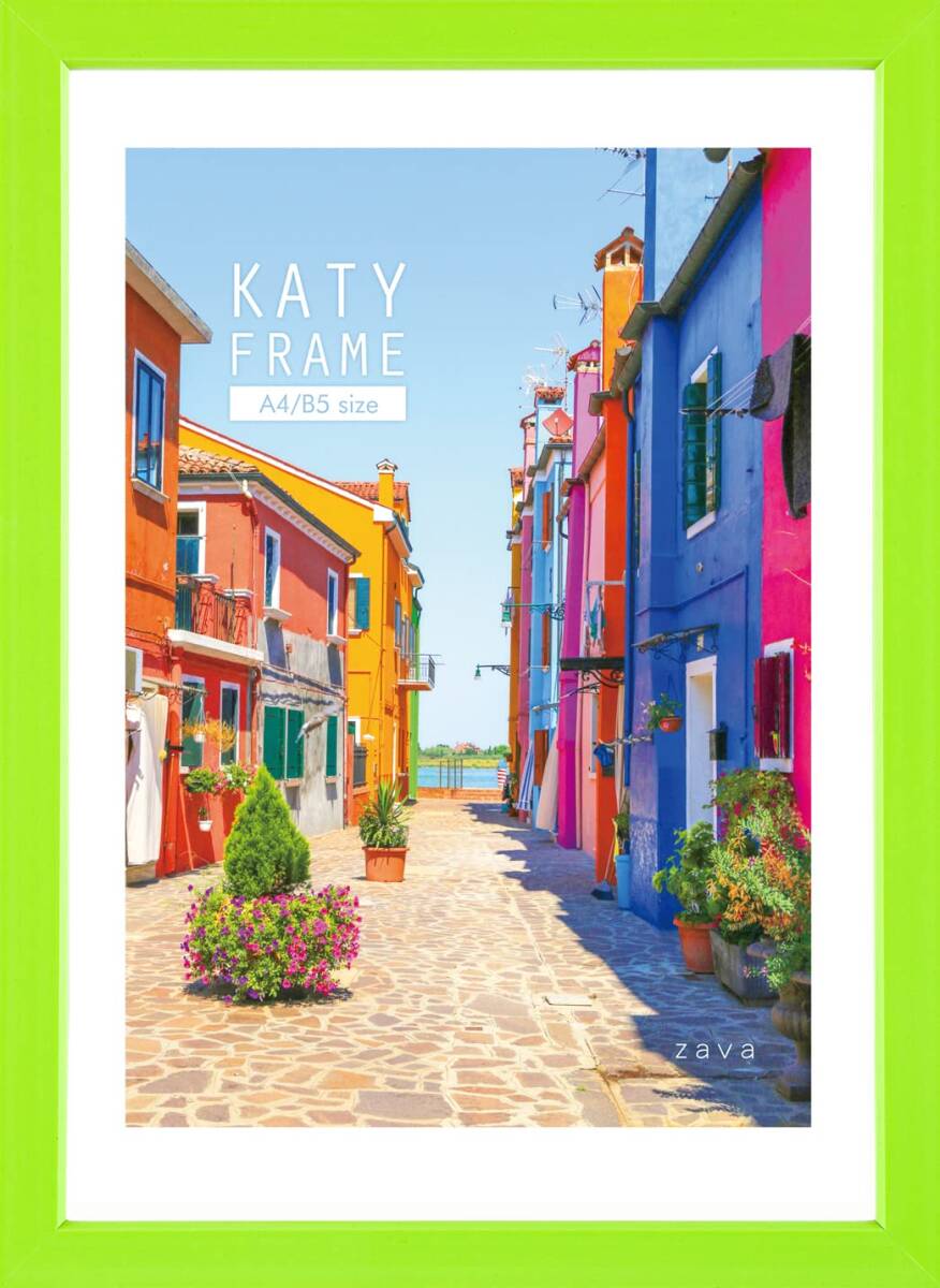 VANJOH フォトフレーム KATY フレームA4 グリーン KTA4GR拍卖