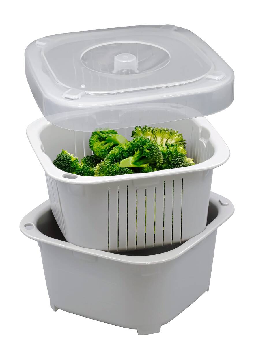 シービージャパン 水切り ザル バット セット Lサイズ 抗菌 下ごしらえ 電子レンジ 食洗機 対応 atomico拍卖