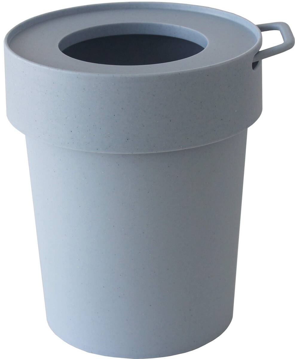 袋が隠れるゴミ箱 スモーキーブルー Sサイズ 5L way-be TAPTRASH(タップトラッシュ) 239970拍卖