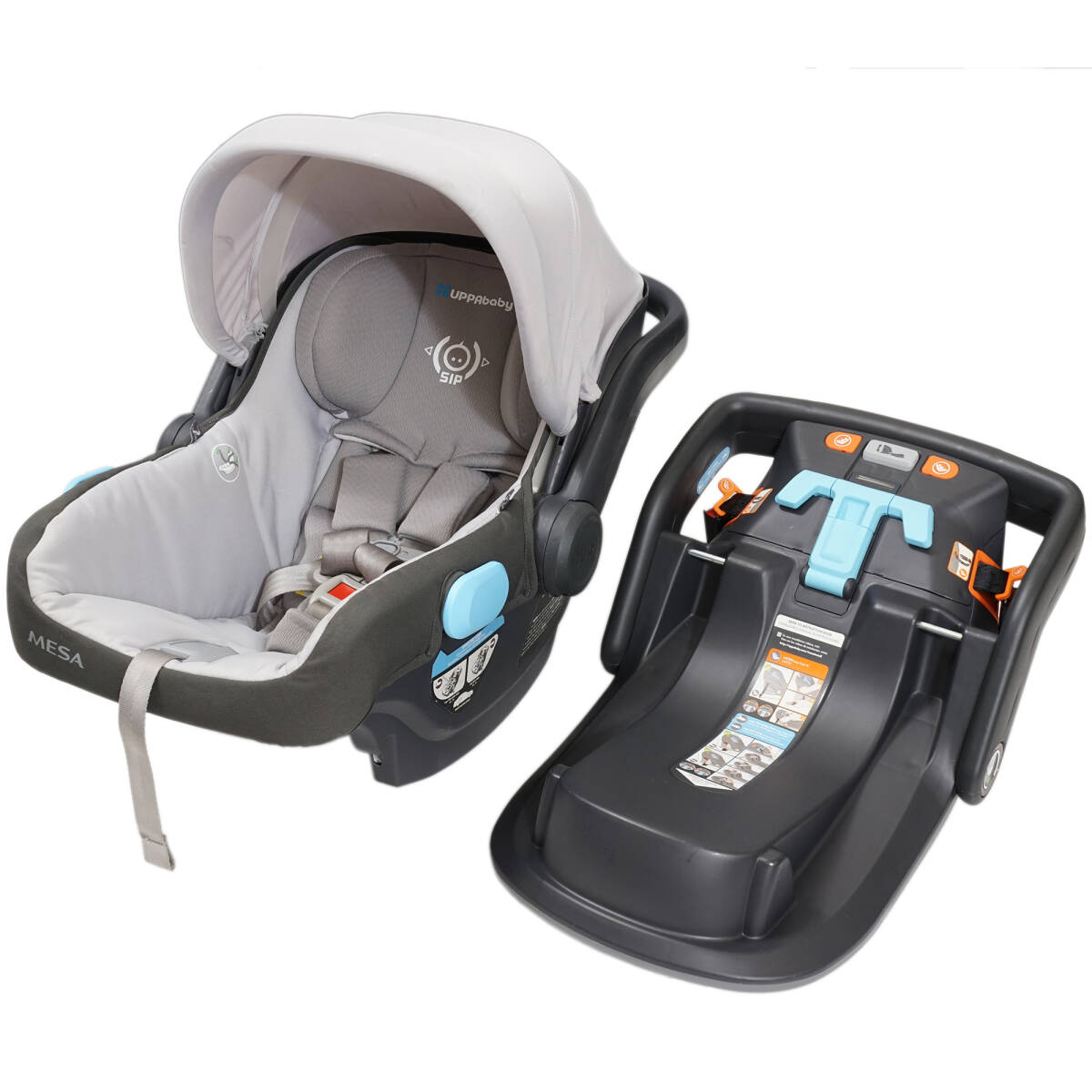 UPPAbaby Mesa チャイルドシート & ベース アッパベビー アメリカ ボストン メサ ISOFIX ベビー トラベルシステム アメ車拍卖
