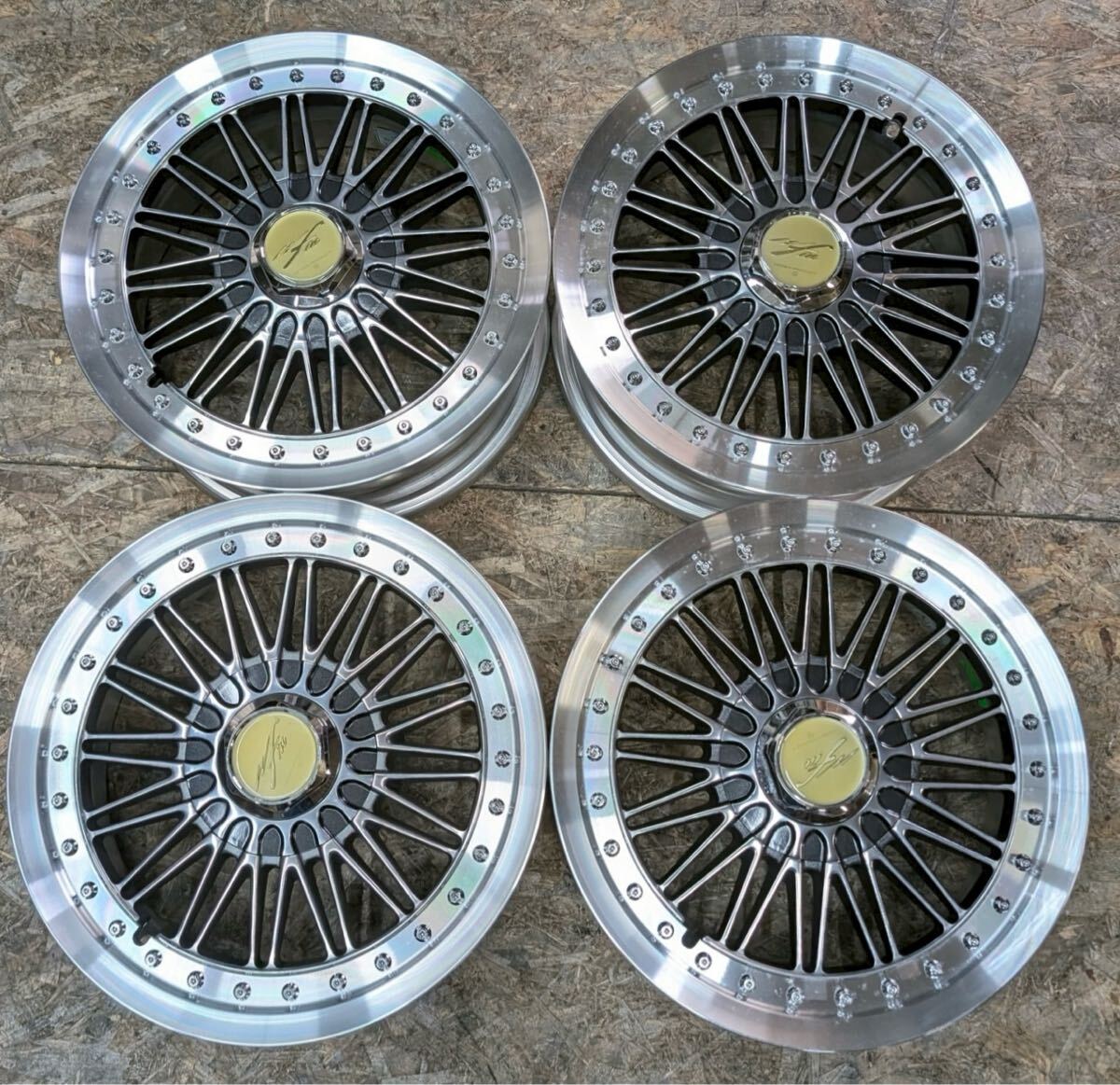 【希少!】W FIN マルチピース 15インチ 6.5J+45 PCD114.3 4穴 5穴 マルチ 当時物 絶版 シビック インテグラ AE86 旧車 カプチーノ 拍卖