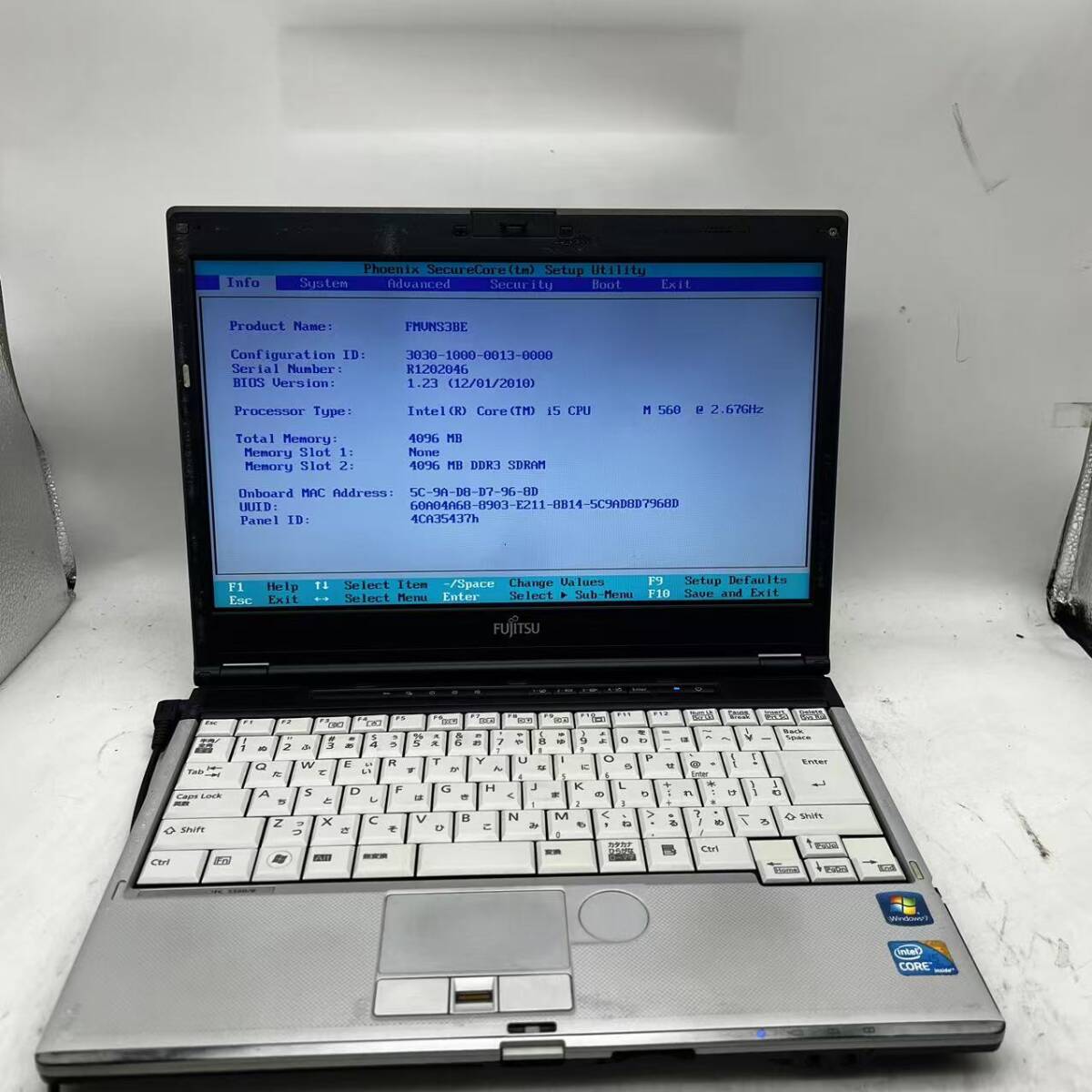 富士通/S560/B/i5-M560/13.3インチ/1拍卖